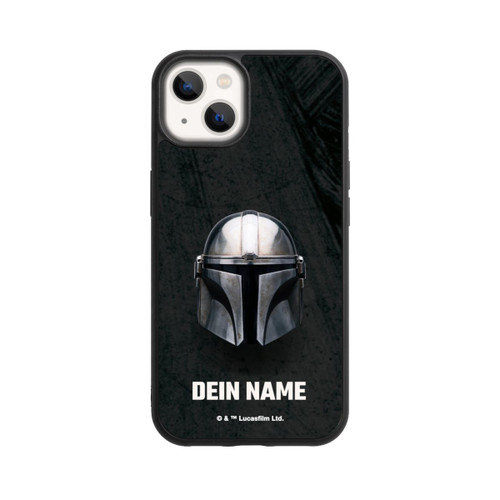 Apple iPhone 13 Base Case Star Wars Mandalorian Black Helmet Personalisierbar