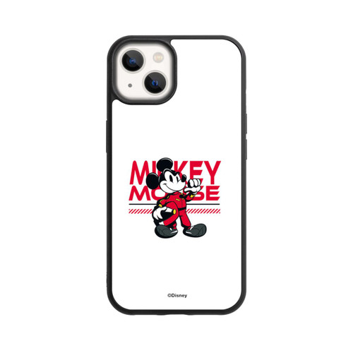 Apple iPhone 13 Base Case Micky Maus Rennfahrer Weiß