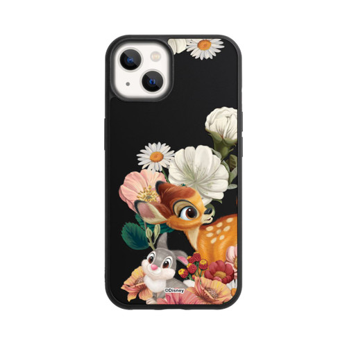 Apple iPhone 13 Base Case Bambi und Klopfer Blumen Transparent