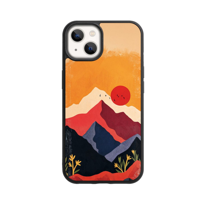 iPhone 13 Base Case Les Alpes En Rouge