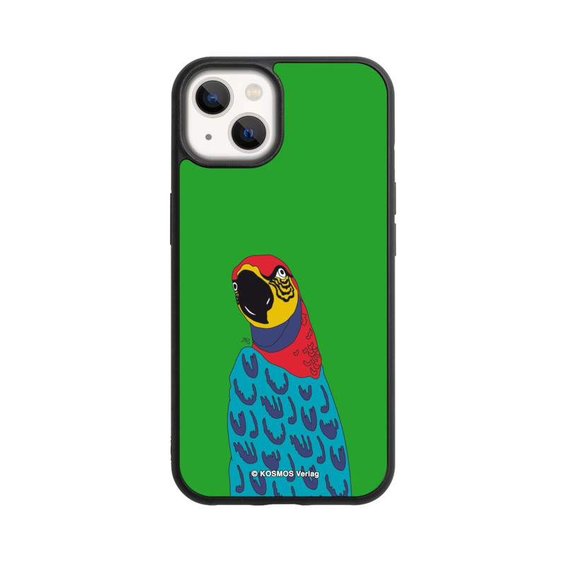 iPhone 13 Base Case Drei Fragezeichen und der Super-Papagei