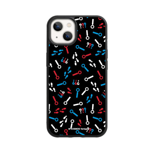 Apple iPhone 13 Base Case Drei Fragezeichen Detektiv Muster