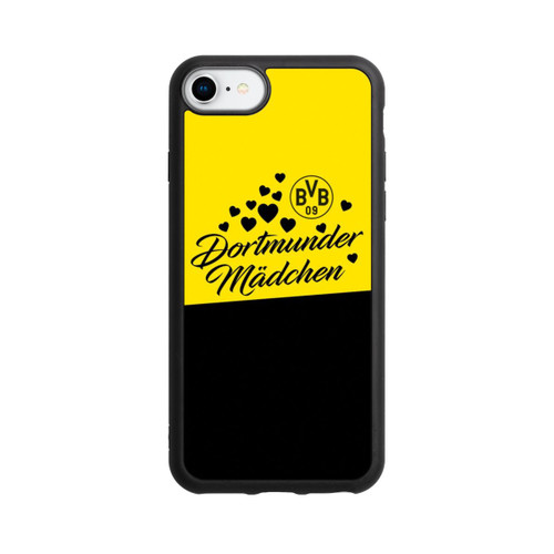 Apple iPhone SE (2022) Base Case BVB Dortmunder Mädel Herzen