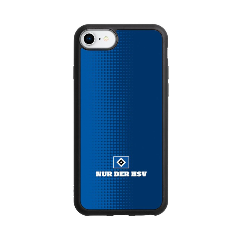iPhone SE 2022 Base Case Nur der HSV - Rautenraster Blau