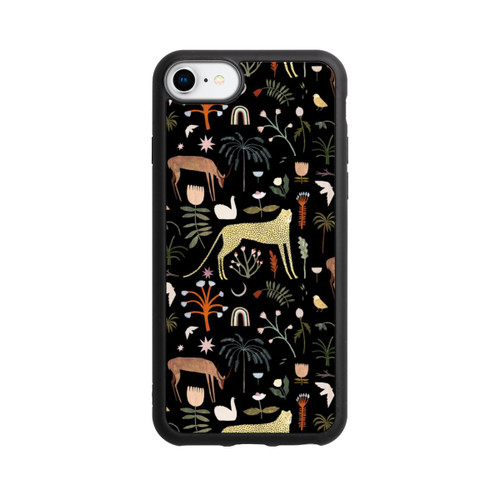 Apple iPhone SE (2022) Base Case Wilde Gartenbuchstaben von Léa Le Pivert