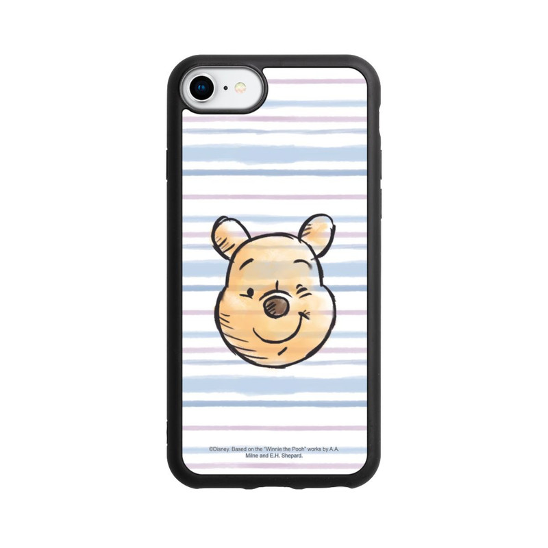 iPhone SE 2022 Base Case Winnie Puuh auf Streifen
