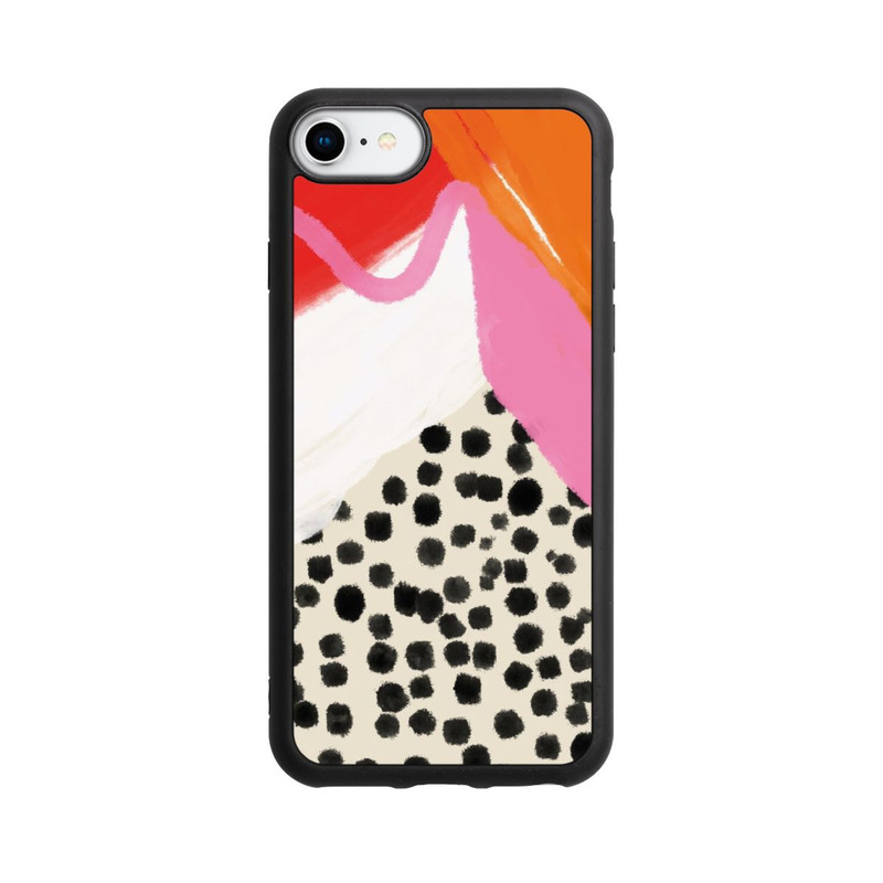 iPhone SE 2022 Base Case Crazy Life Art 03