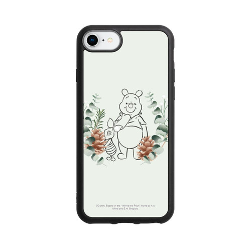 Apple iPhone SE (2022) Base Case Grüne Liebe Puuh und Ferkel