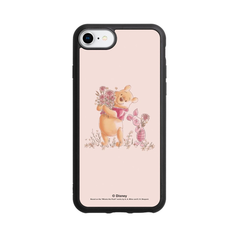 iPhone SE 2022 Base Case Winnie Puuh and Ferkel Blumen