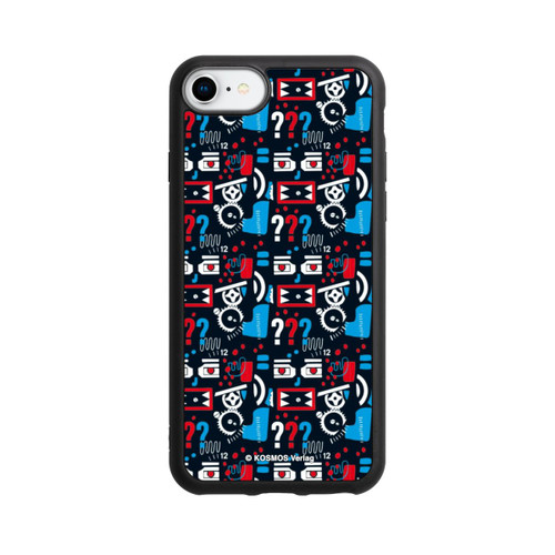 Apple iPhone SE (2022) Base Case Drei Fragezeichen Wildes Muster
