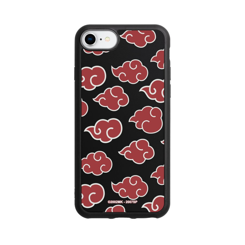 iPhone SE 2022 Base Case Akatsuki Pattern Transparent
