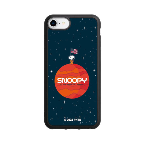 Apple iPhone SE (2022) Base Case Snoopy Weltraumreisender Orange