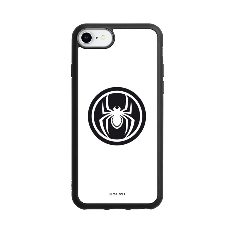 iPhone SE 2022 Base Case Spider-Man Logo White