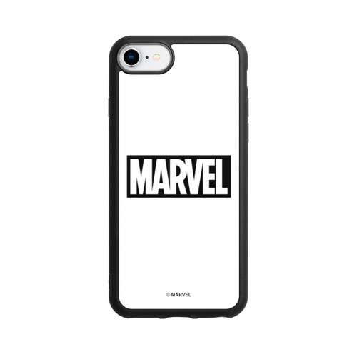 Apple iPhone SE (2022) Base Case Marvel Logo White