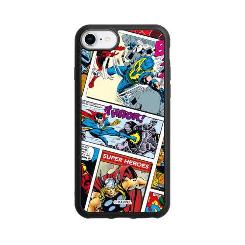 Apple iPhone SE (2022) Base Case Marvel Retro Comic Blue