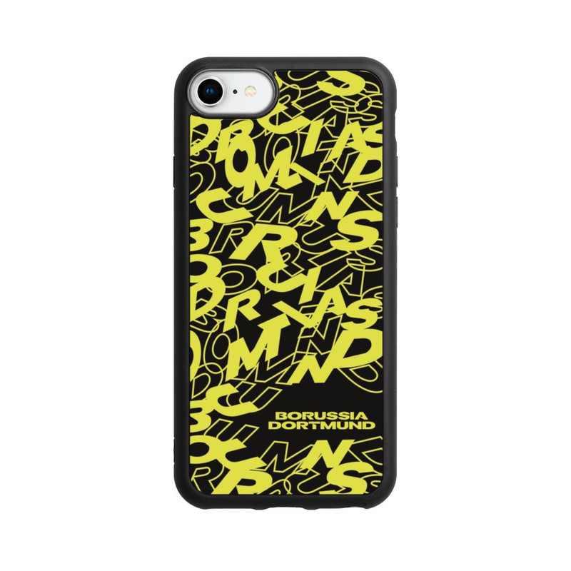 iPhone SE 2022 Base Case BVB Neon Pattern