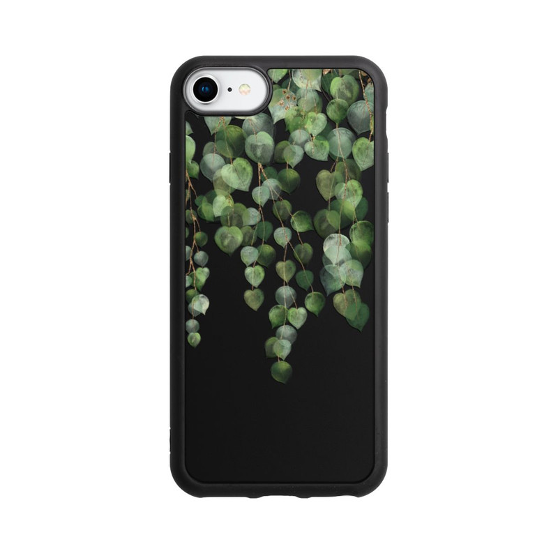 iPhone SE 2022 Base Case Eucalyptus Hanging Watercolor Transparent