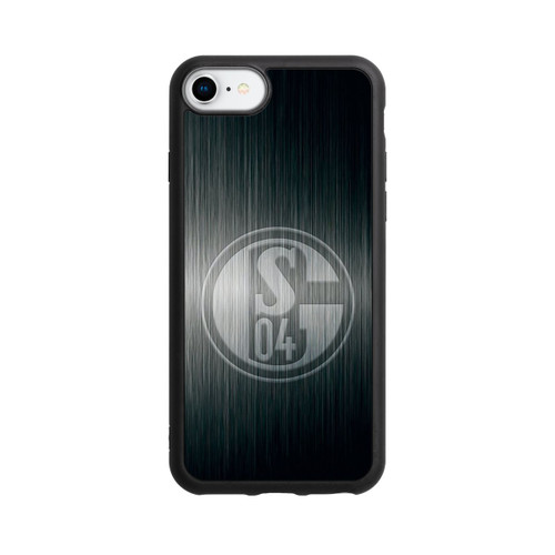Apple iPhone SE (2022) Base Case Schalke 04 Metall Look