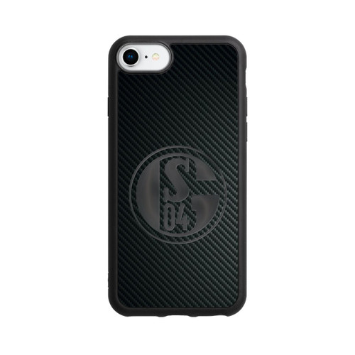 Apple iPhone SE (2022) Base Case Schalke 04 Carbon Look