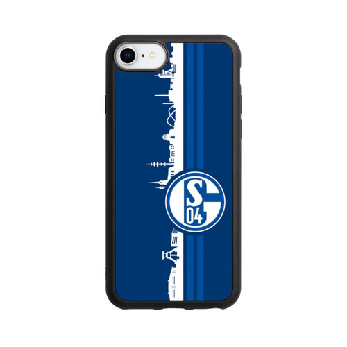 Apple iPhone SE (2022) Base Case Schalke 04 Skyline Blau