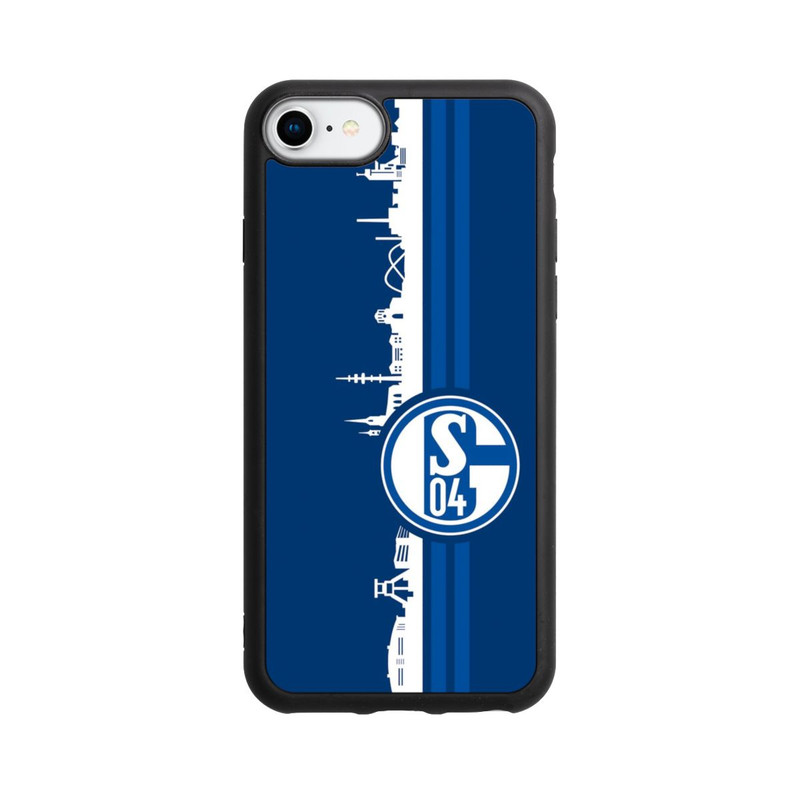 iPhone SE 2022 Base Case Schalke 04 Skyline Blau