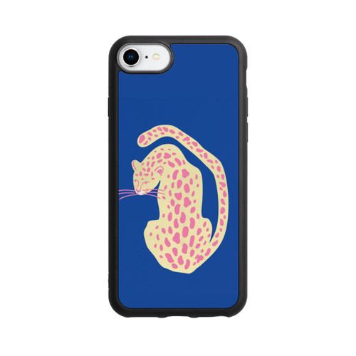 Apple iPhone SE (2022) Base Case Blue Pink Cat