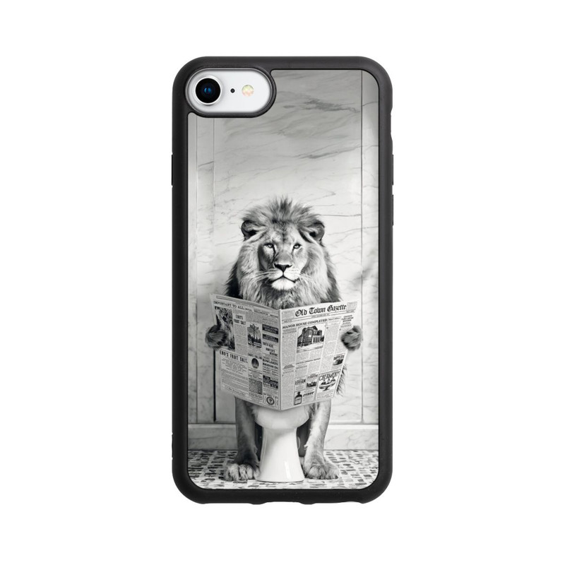 iPhone SE 2022 Base Case Lion Toilet