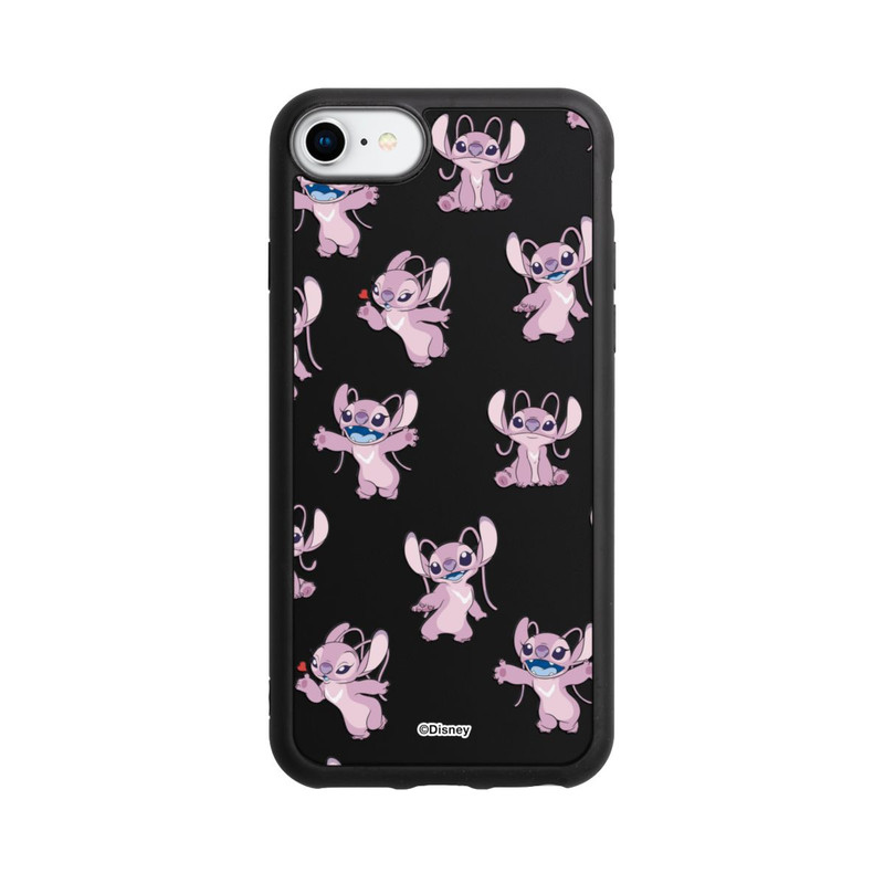 iPhone SE 2022 Base Case Angel Faces Pattern Transparent