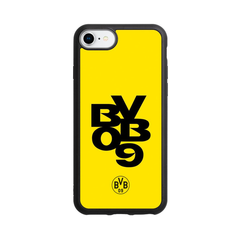 iPhone SE 2022 Base Case BVB09 Schwarz Gelb