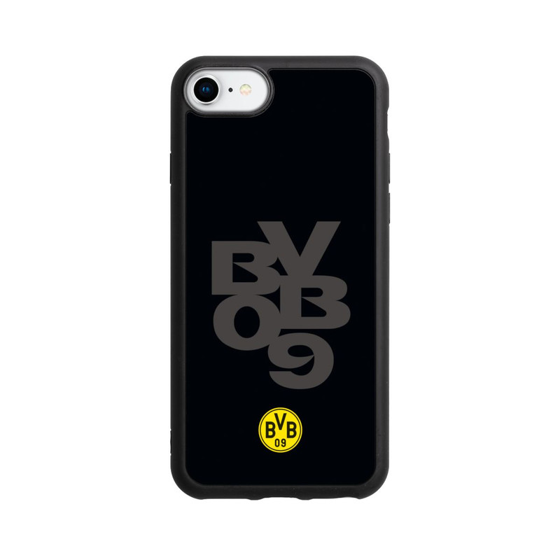 iPhone SE 2022 Base Case BVB09 Grau Schwarz