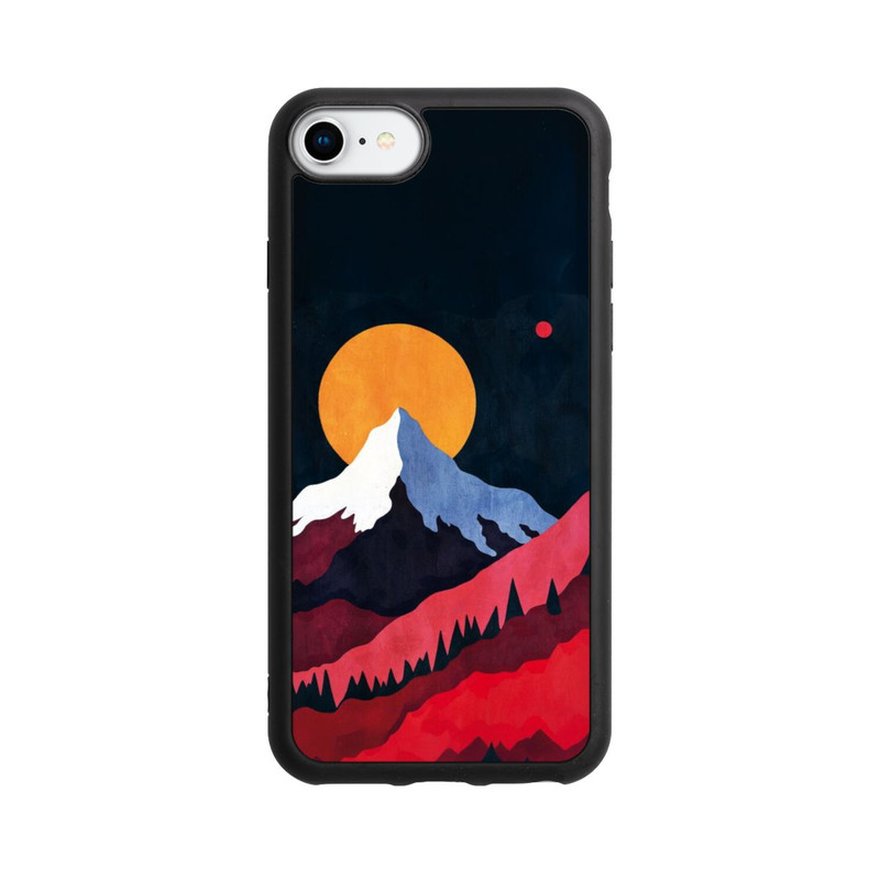 iPhone SE 2022 Base Case Mont Blanc Abstrakt