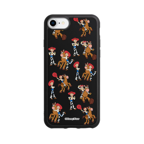 Apple iPhone SE (2022) Base Case Toy Story 5 Jessie Cowboy Pattern Transparent