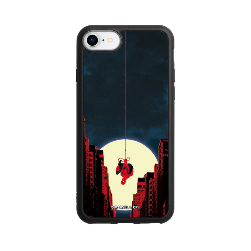 iPhone SE 2022 Base Case Spider-Man Marvel between Skyscrapers