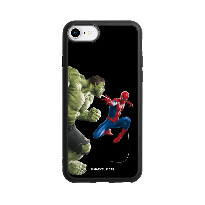 iPhone SE 2022 Base Case Spider-Man und Hulk