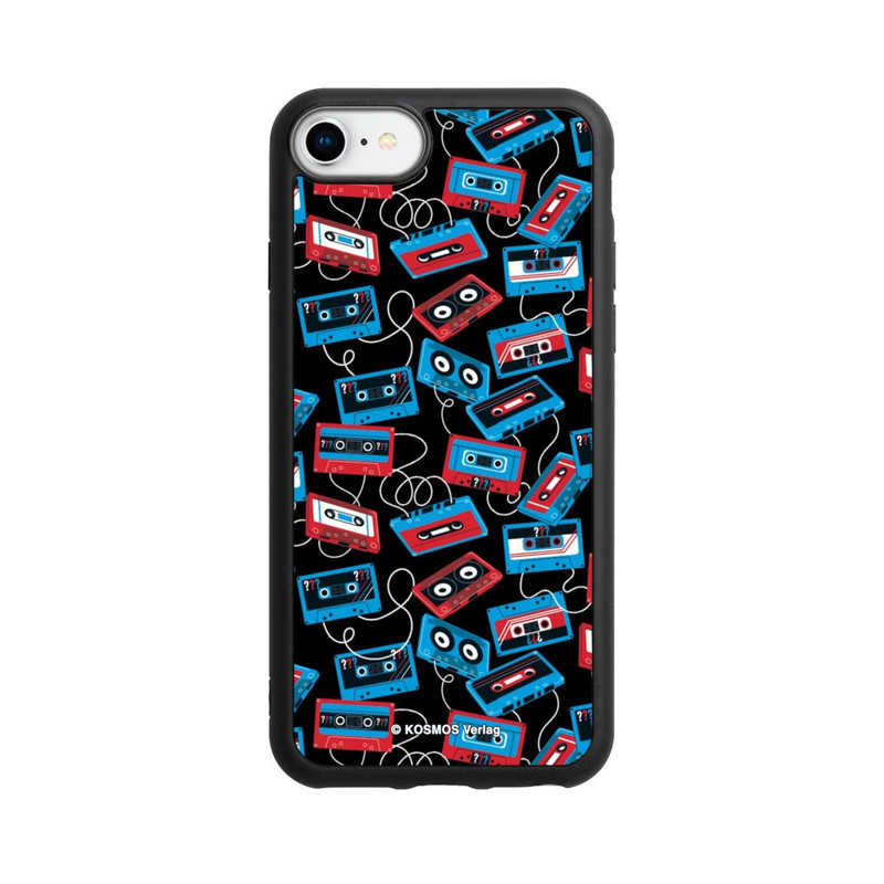 iPhone SE 2022 Base Case Drei Fragezeichen B-Seite Muster
