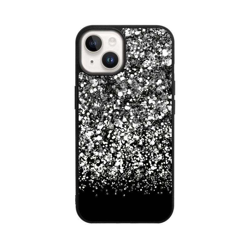iPhone 14 Base Case Schneefall Glitzerlook