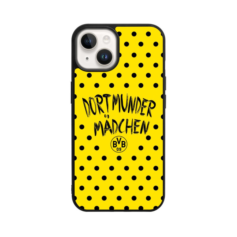 iPhone 14 Base Case BVB Dortmunder Mädel Punkte