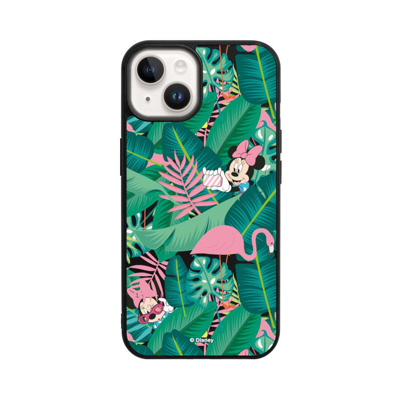 iPhone 14 Base Case Minnie Summer Palmblätter ohne Hintergrund