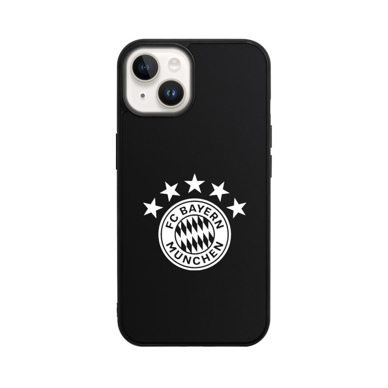 iPhone 14 Base Case FCB Logo einfarbig mit Sternen - ohne Hintergrund