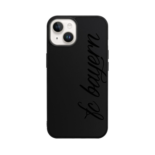 Apple iPhone 14 Base Case Schwarzes FCB Girlmotiv - ohne Hintergrund