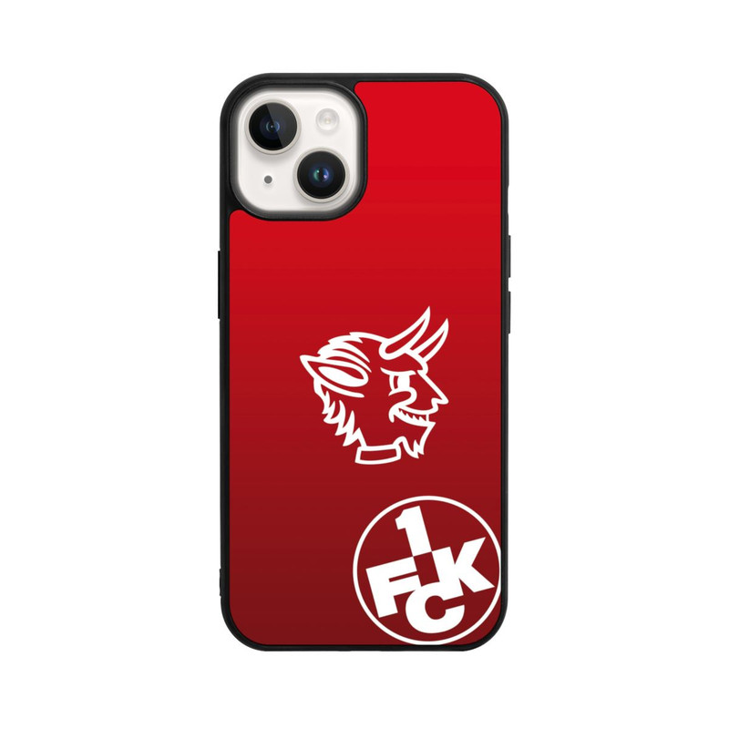 iPhone 14 Base Case Teufelskopf FCK auf Rot