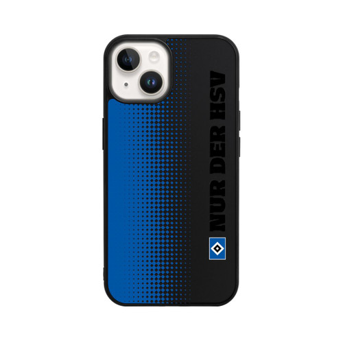 Apple iPhone 14 Base Case Nur der HSV - Rautenraster Blau - ohne Hintergrund