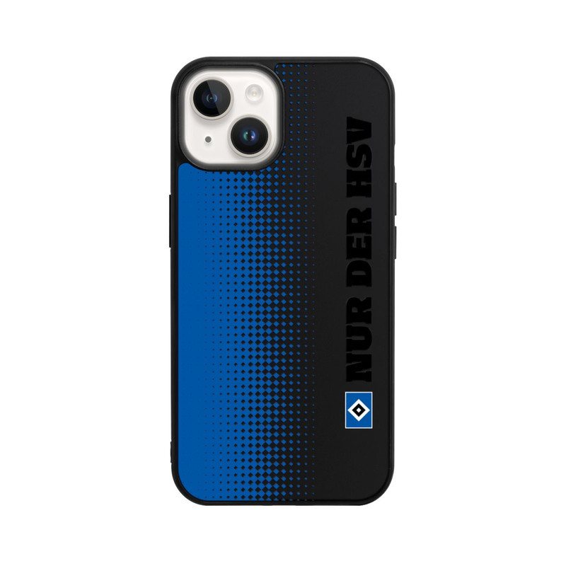 iPhone 14 Base Case Nur der HSV - Rautenraster Blau - ohne Hintergrund