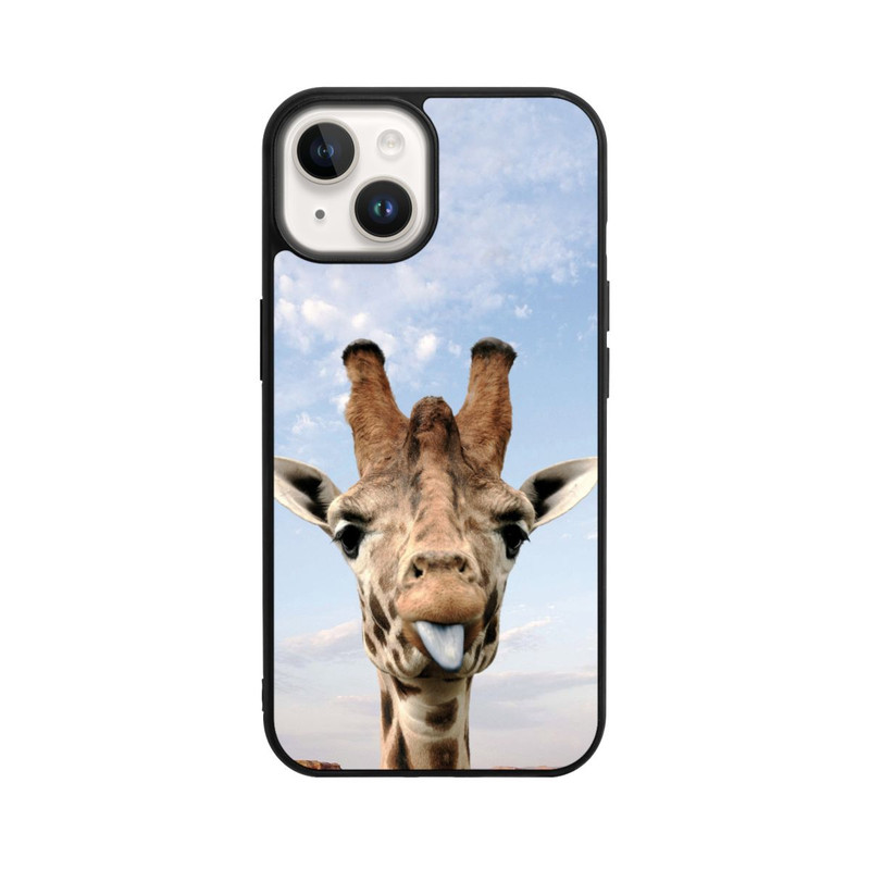 iPhone 14 Base Case Giraffe auf der Straße