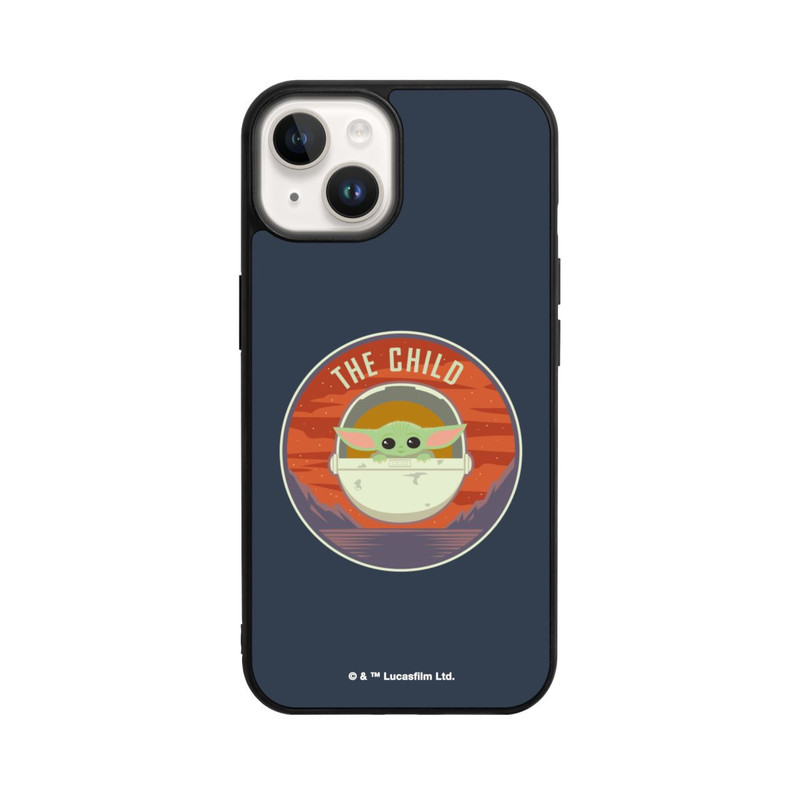 iPhone 14 Base Case The Child Abzeichen Blau
