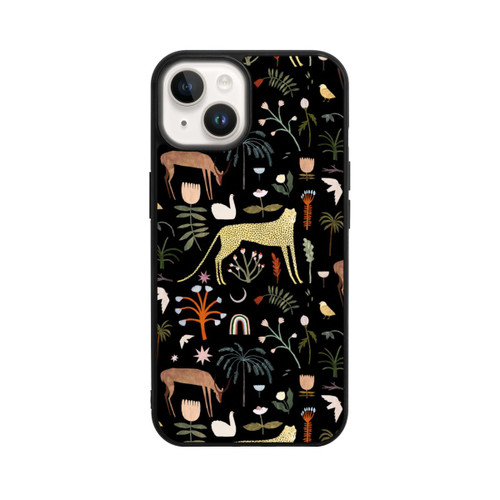 Apple iPhone 14 Base Case Wilde Gartenbuchstaben von Léa Le Pivert