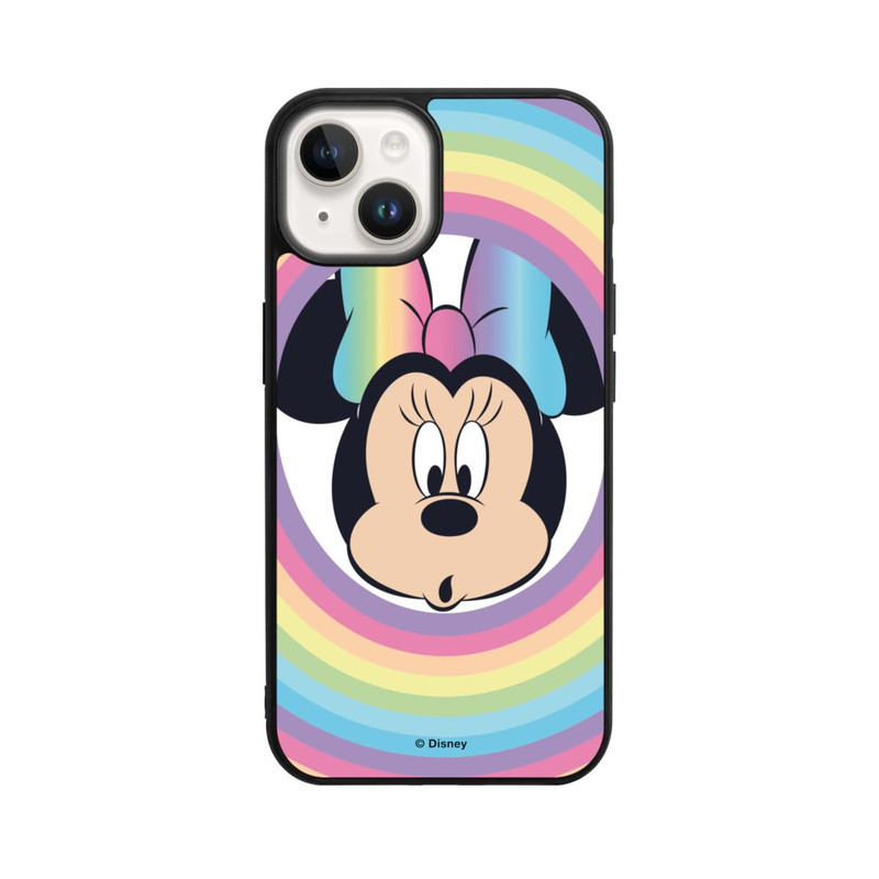 iPhone 14 Base Case Minnie Rainbow Circle