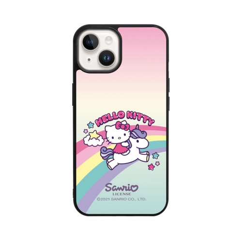 Apple iPhone 14 Base Case Hello Kitty Regenbogen 