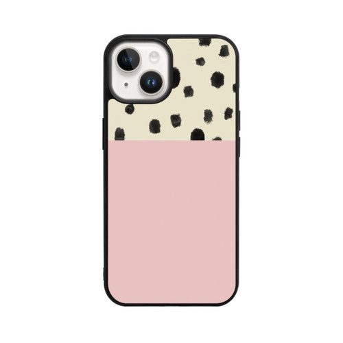 Apple iPhone 14 Base Case Punkte und Rosa
