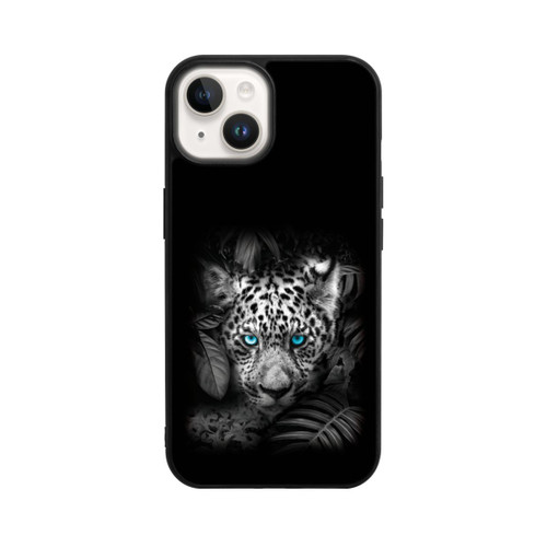 Apple iPhone 14 Base Case Jaguar Schwarz Dschungel
